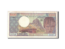 Cameroon, 1000 Francs, 1981, KM:16d, 1981-06-01, EF(40-45)