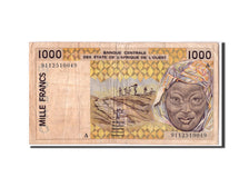 West African States, 1000 Francs, 1991, KM:111Aa, SGE+