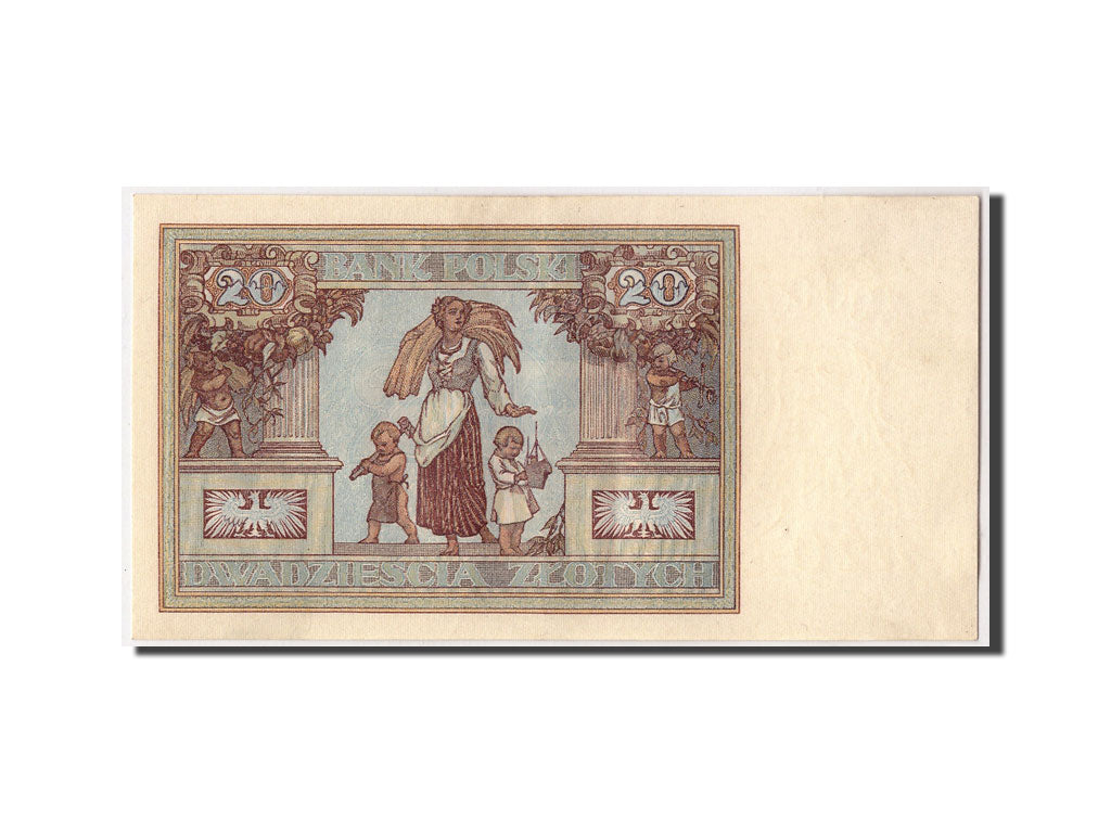Poland, 20 Zlotych, 1931, KM:73, 1931-06-20, UNC(63)
