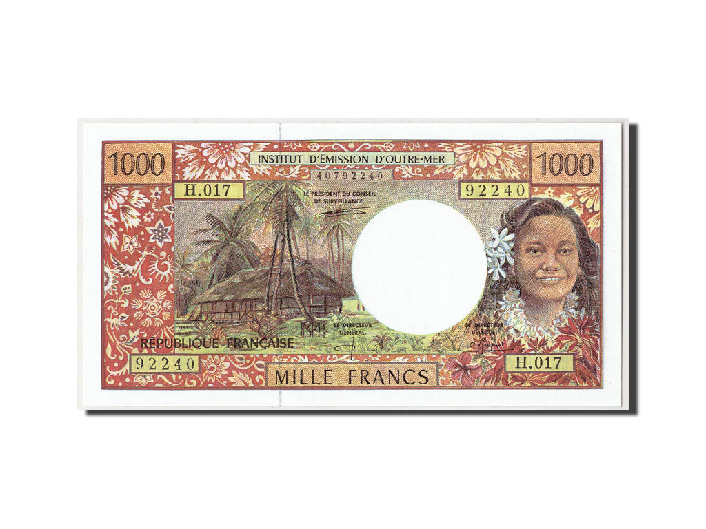 Geldschein, French Pacific Territories, 1000 Francs, 1996, KM:2b, UNZ