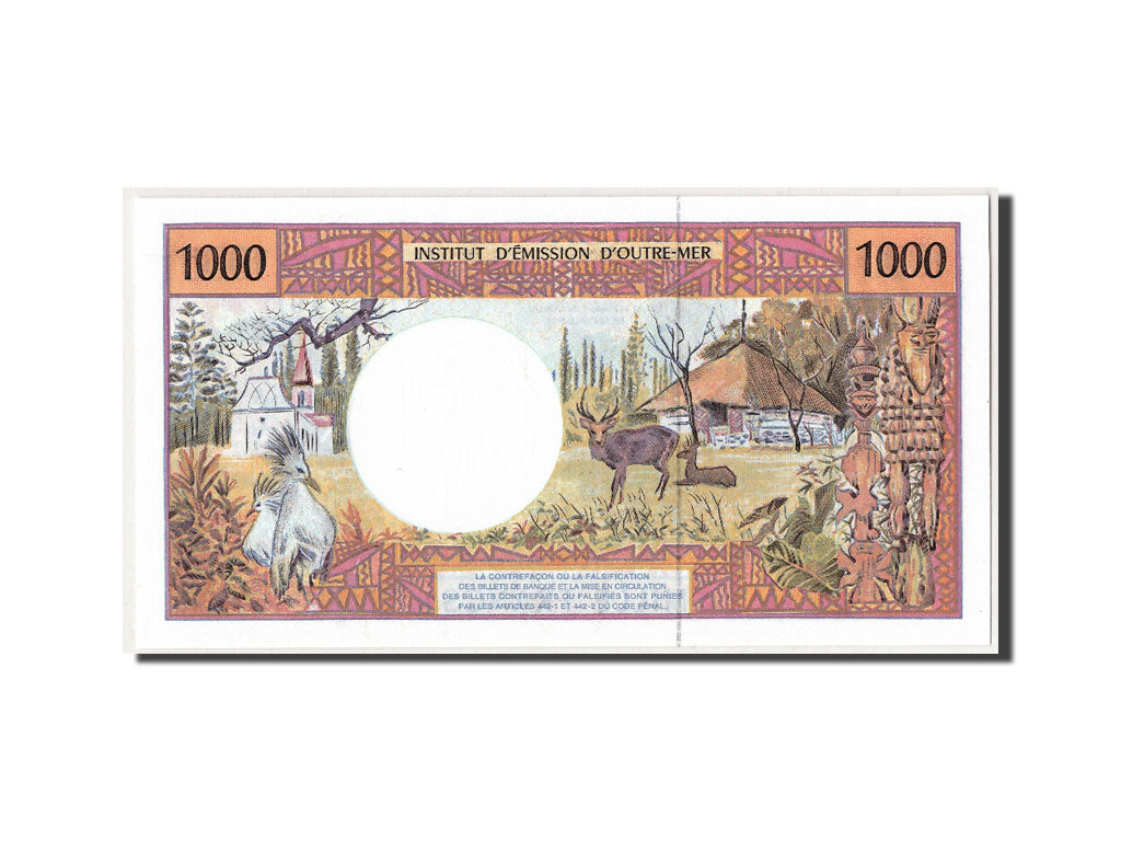 Geldschein, French Pacific Territories, 1000 Francs, 1996, KM:2b, UNZ