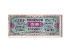 Biljet, Frankrijk, 50 Francs, 1945 Verso France, 1944, B+, Fayette:VF24.2