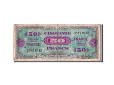 Billet, France, 50 Francs, 1945 Verso France, 1944, B+, Fayette:VF24.2, KM:117a