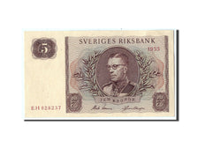 Banknote, Sweden, 5 Kronor, 1955, KM:42b, UNC(63)