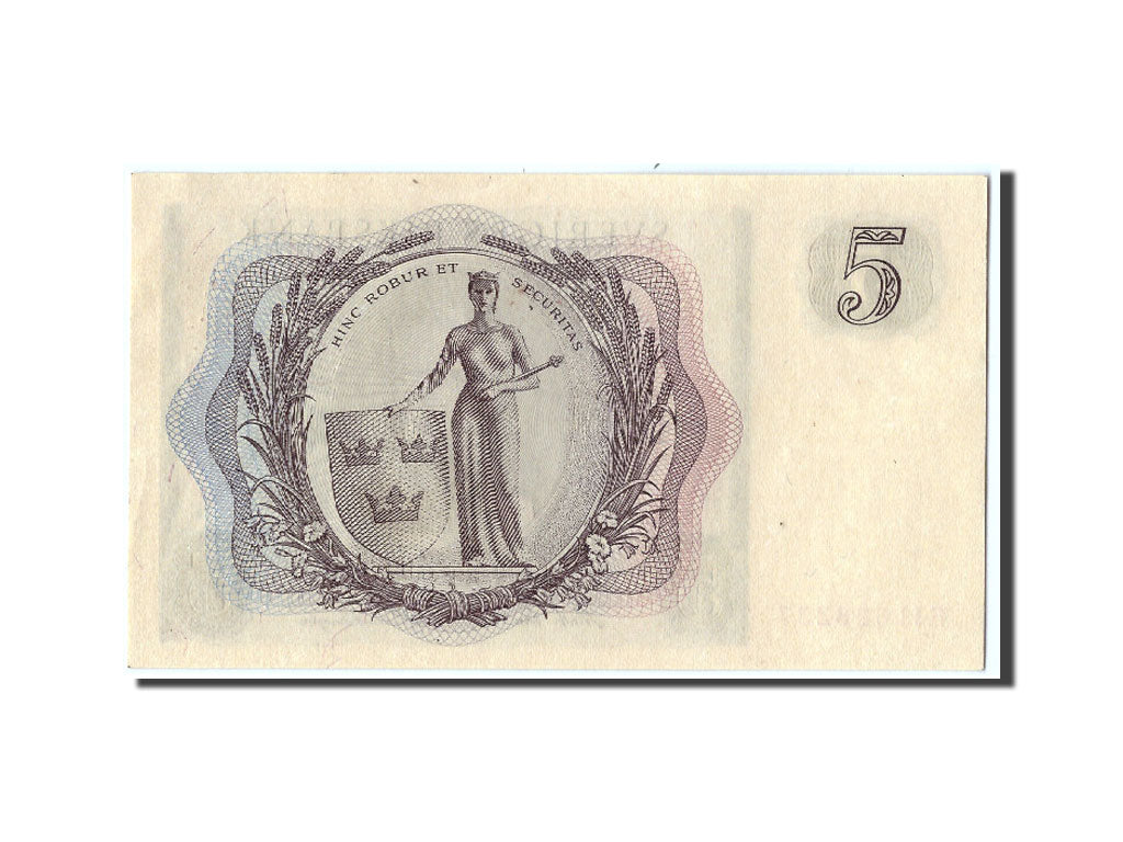 Banknote, Sweden, 5 Kronor, 1955, KM:42b, UNC(63)