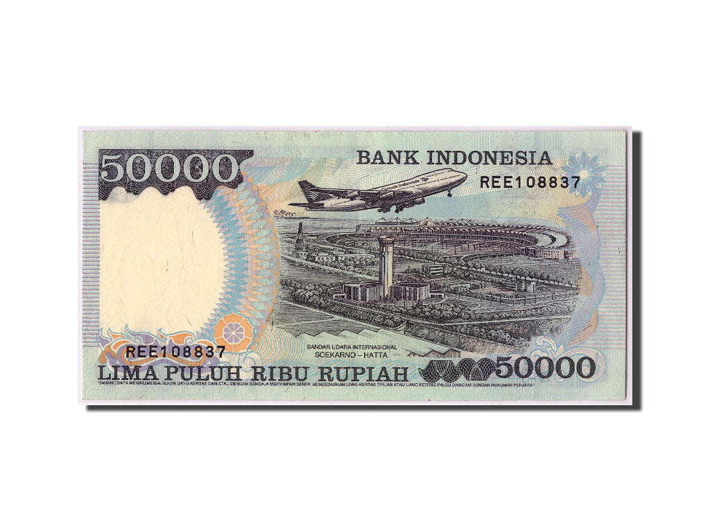 Indonesia, 50,000 Rupiah, 1995/1997, KM:136c, FDS