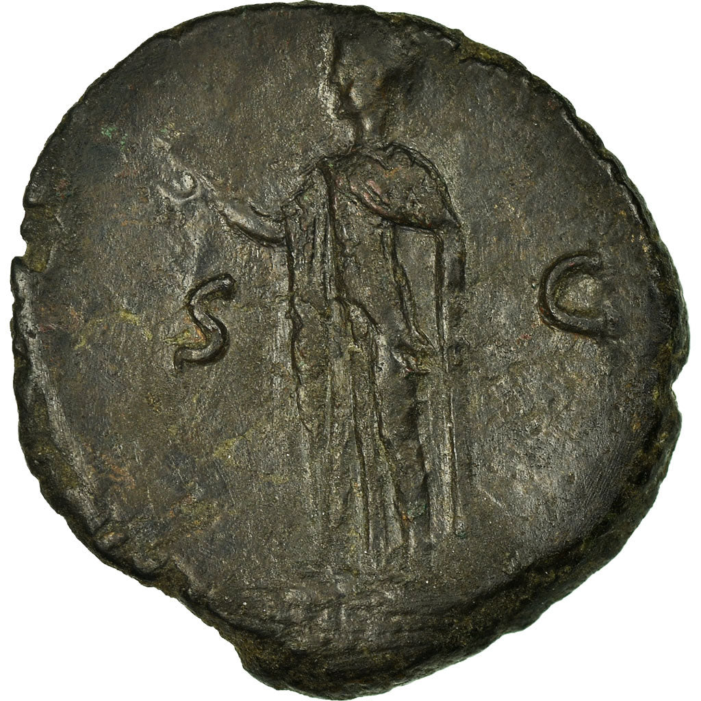 Coin, Vespasian, As, Roma, EF(40-45), Copper