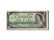 Billete, 1 Dollar, 1967, Canadá, KM:84a, BC+