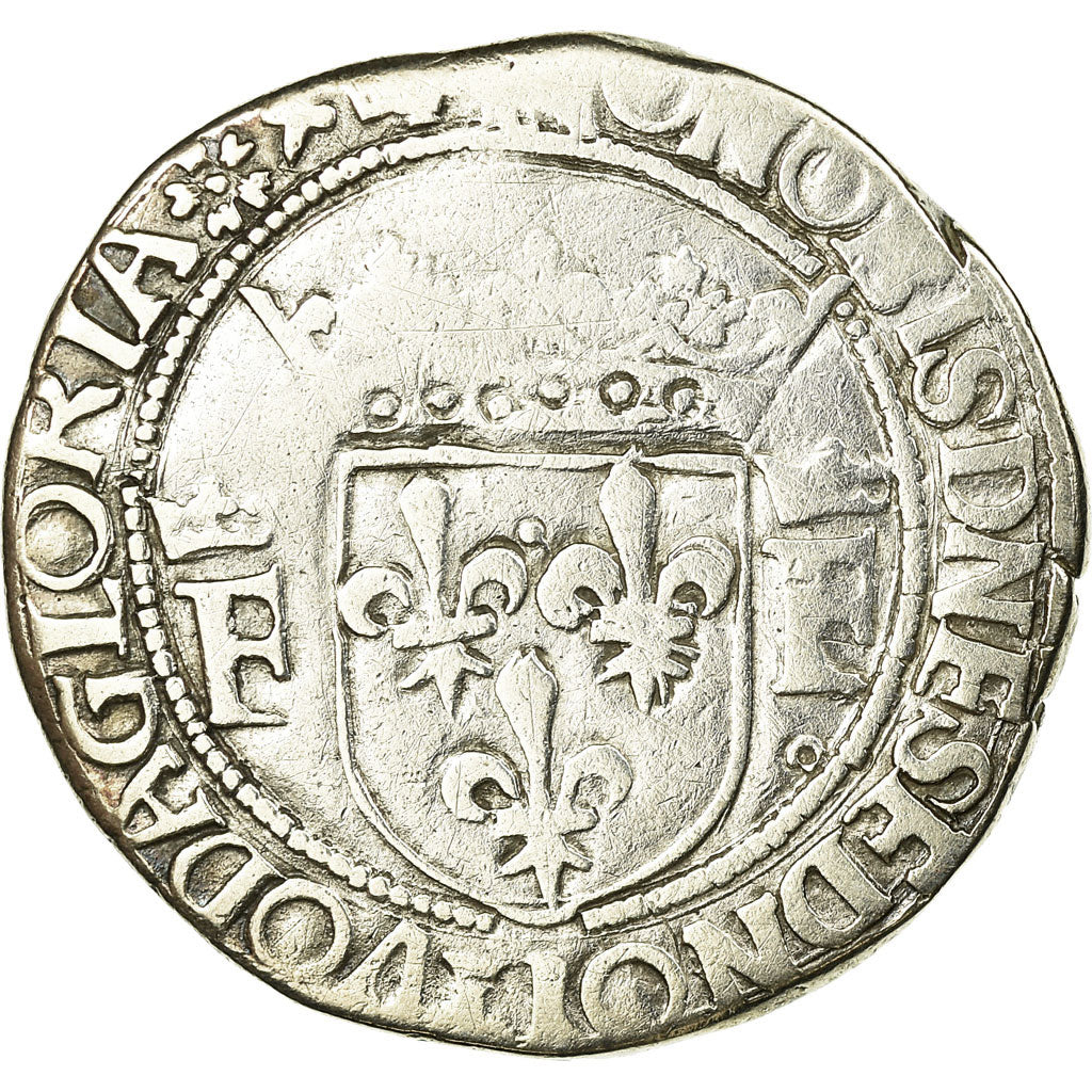 Coin, France, Teston, Lyons, VF(20-25), Silver, Duplessy:810