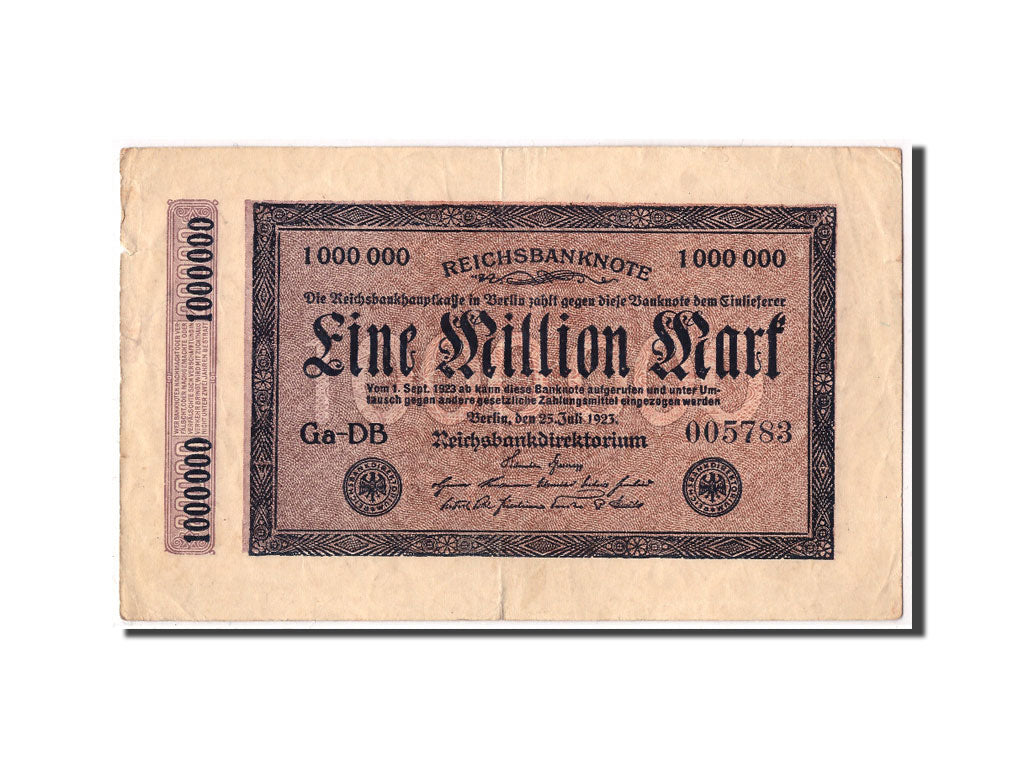Banknote, Germany, 1 Million Mark, 1923, 1923-07-25, KM:93, VF(20-25)
