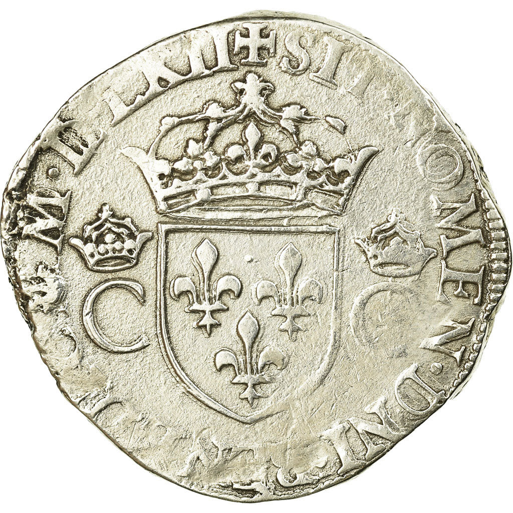Monnaie, France, Teston, 1562, Bordeaux, TB+, Argent, Sombart:4602
