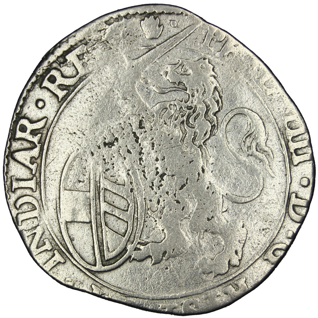 Coin, Spanish Netherlands, BRABANT, Escalin, 1623, Antwerp, VF(30-35), Silver