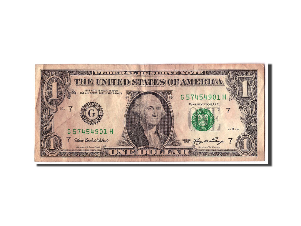 Banknote, United States, One Dollar, 2006, KM:4803, VF(20-25)
