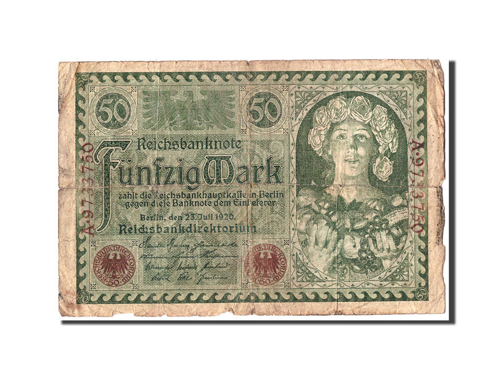 Geldschein, Deutschland, 50 Mark, 1920, 1920-07-23, KM:68, GE