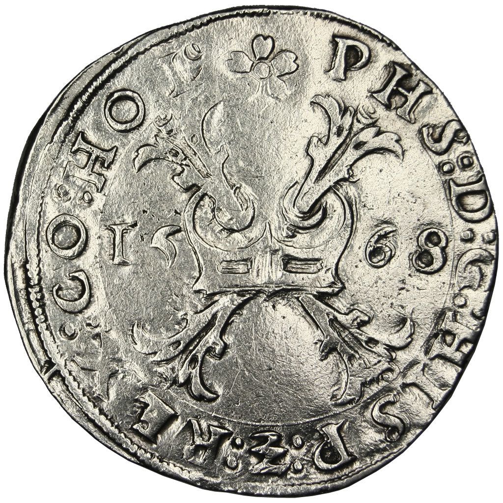 Netherlands, Thaler, 1568, EF(40-45), Silver, 14.59