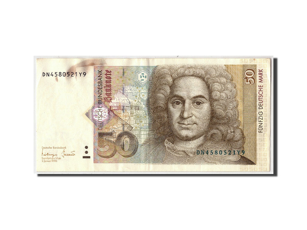 Banknote, GERMANY - FEDERAL REPUBLIC, 50 Deutsche Mark, 1996, 1996-01-02, KM:45