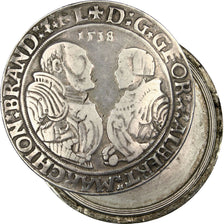 Monnaie, Allemagne, Thaler, 1538, TTB, Argent