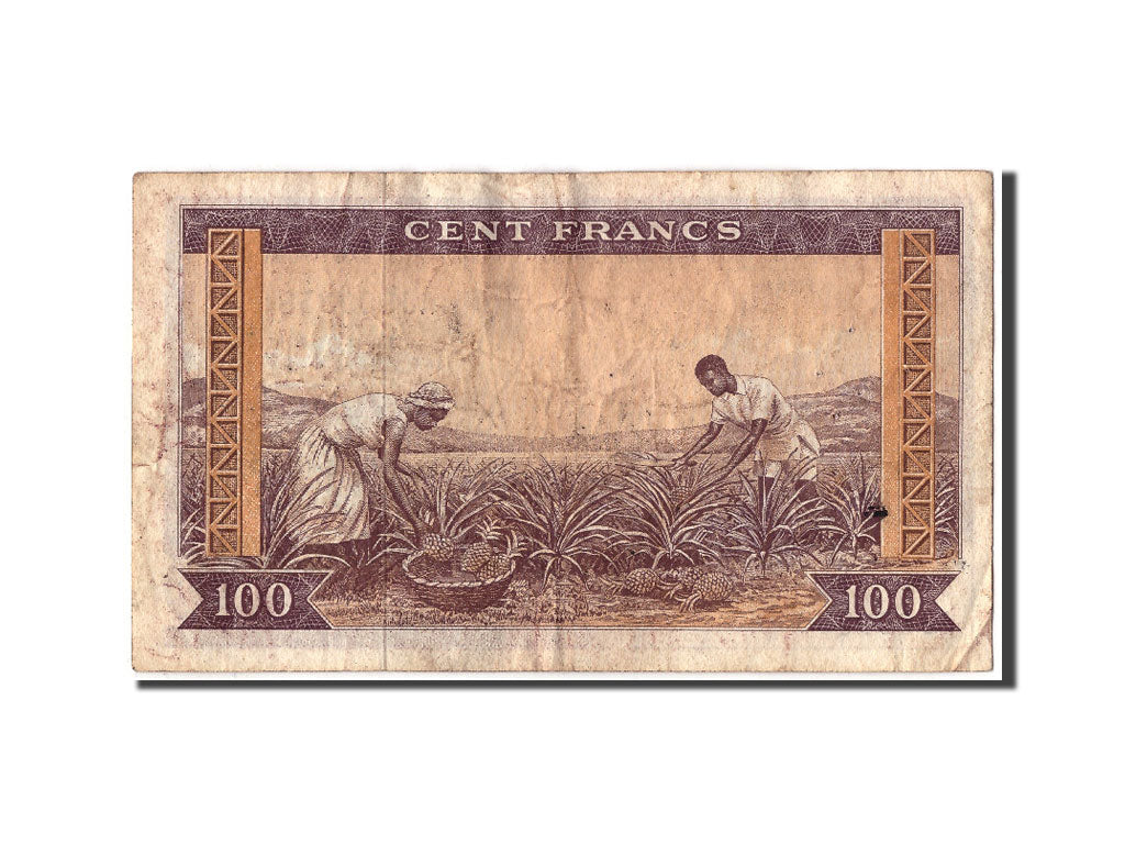 Guinea, 100 Francs, 1960, 1960-03-01, KM:13a, B