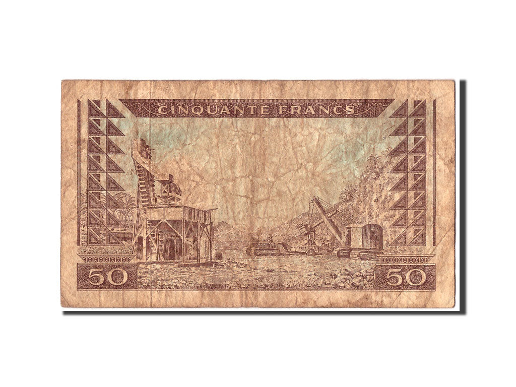 Banknote, Guinea, 50 Francs, 1960, 1960-03-01, KM:12a, VG(8-10)