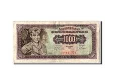 Banknote, Yugoslavia, 1000 Dinara, 1963, 1963-05-01, KM:75a, VF(20-25)
