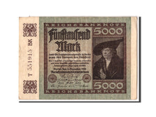 Banknote, Germany, 5000 Mark, 1922, 1922-12-02, KM:81d, EF(40-45)