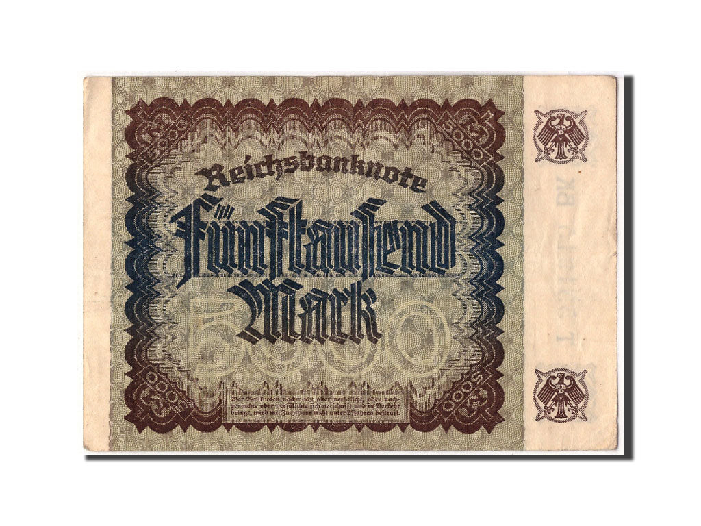 Banknote, Germany, 5000 Mark, 1922, 1922-12-02, KM:81d, EF(40-45)
