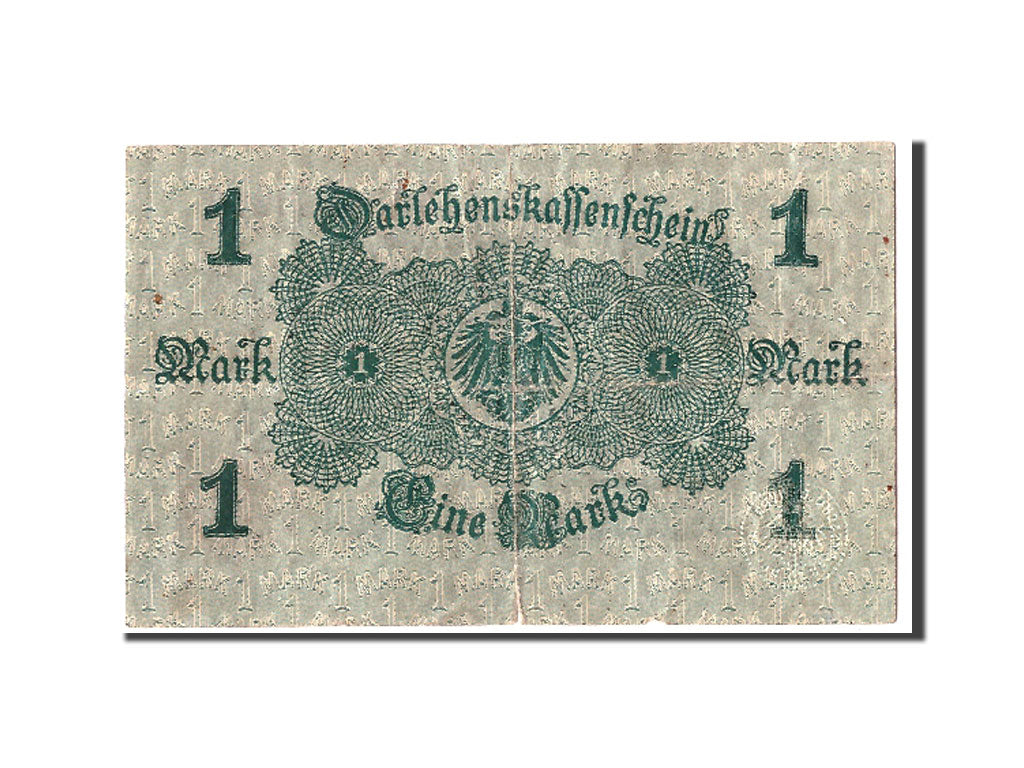 Germany, 1 Mark, 1914, KM:51, 1914-08-12, F(12-15)