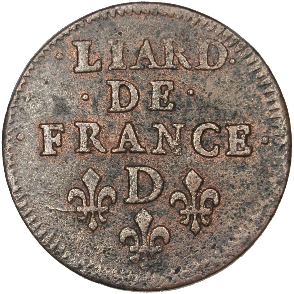 Louis XIV, Liard de France au buste juvénile