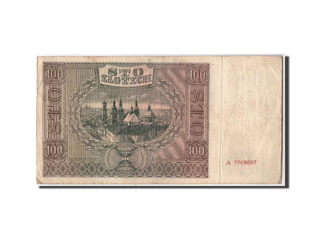 Banknote, Poland, 100 Zlotych, 1941, 1941-08-01, KM:103, VF(20-25)
