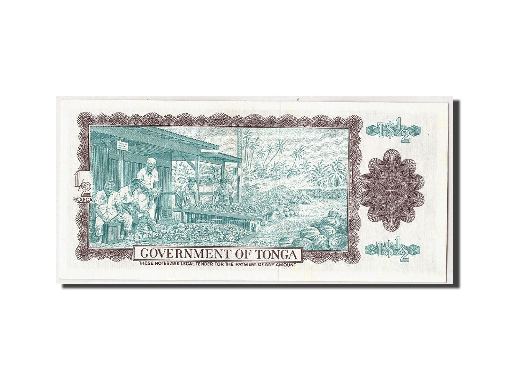 Banconote, Tonga, 1/2 Pa'anga, 1982, KM:18c, 1982-08-17, FDS