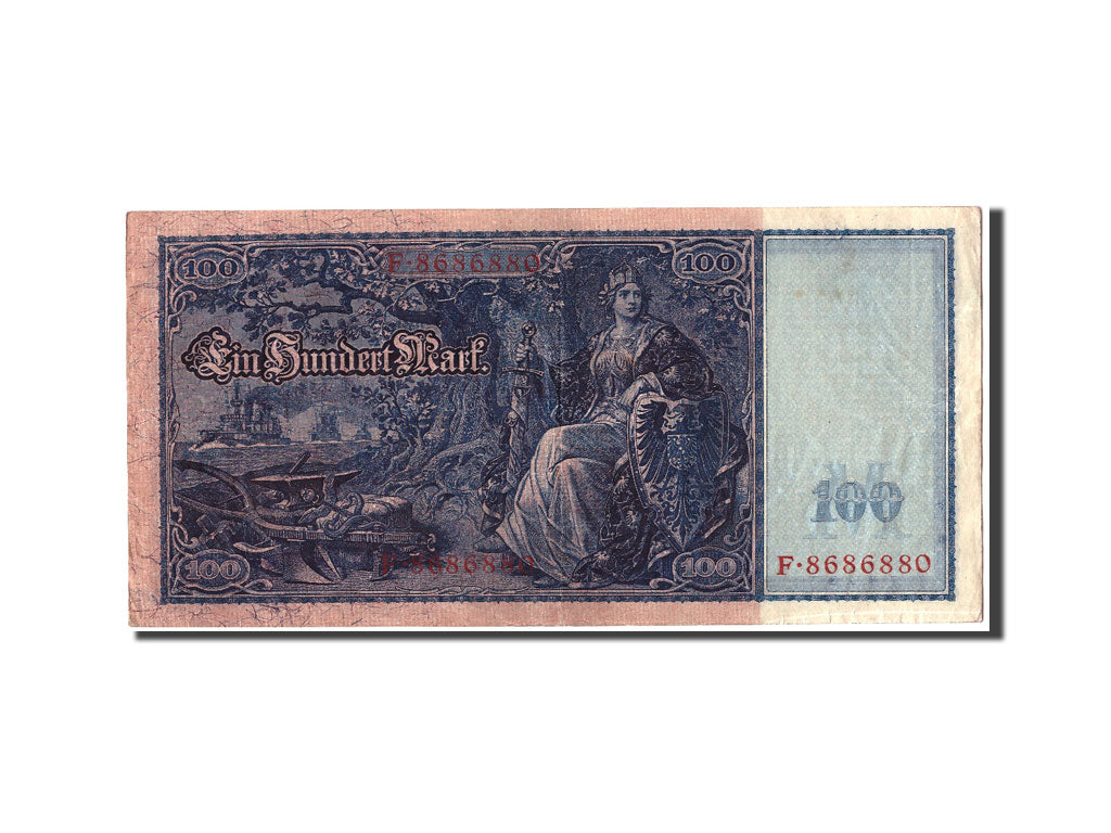 Germania, 100 Mark, 1910, KM:42, 1910-04-21, BB+