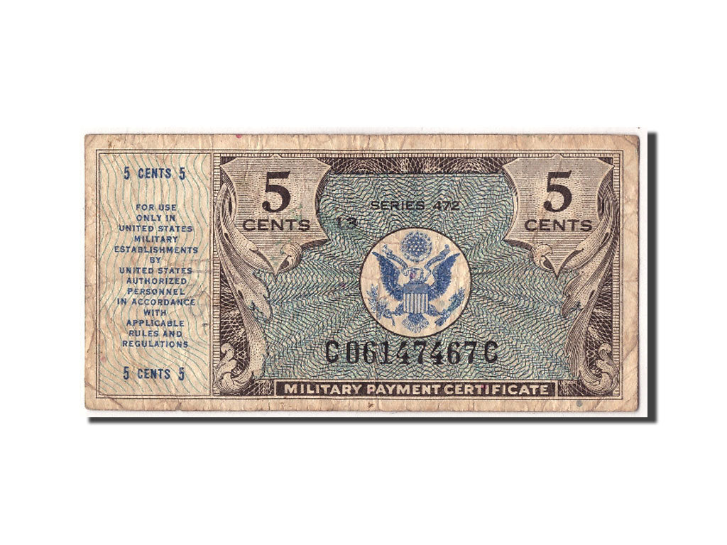 United States, 5 Cents, Undated (1948), KM:M15a, VG(8-10)