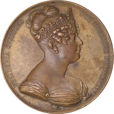 Suède, Médaille, Suède et Norvège, Désirée Clary-Bernadotte, Reine, 1823