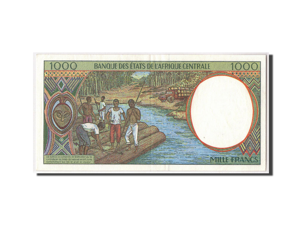 Stati dell’Africa centrale, 1000 Francs, (19)93, KM:402La, BB