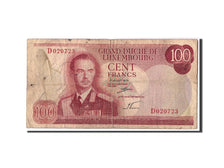 Luxembourg, 100 Francs, 1970, KM:56a, 1970-07-15, VG(8-10)
