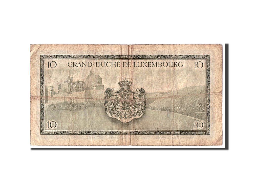 Banconote, Lussemburgo, 10 Francs, Undated (1954), KM:48a, B