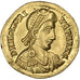 Coin, Honorius, Solidus, Ravenna, AU(50-53), Gold, RIC:1287