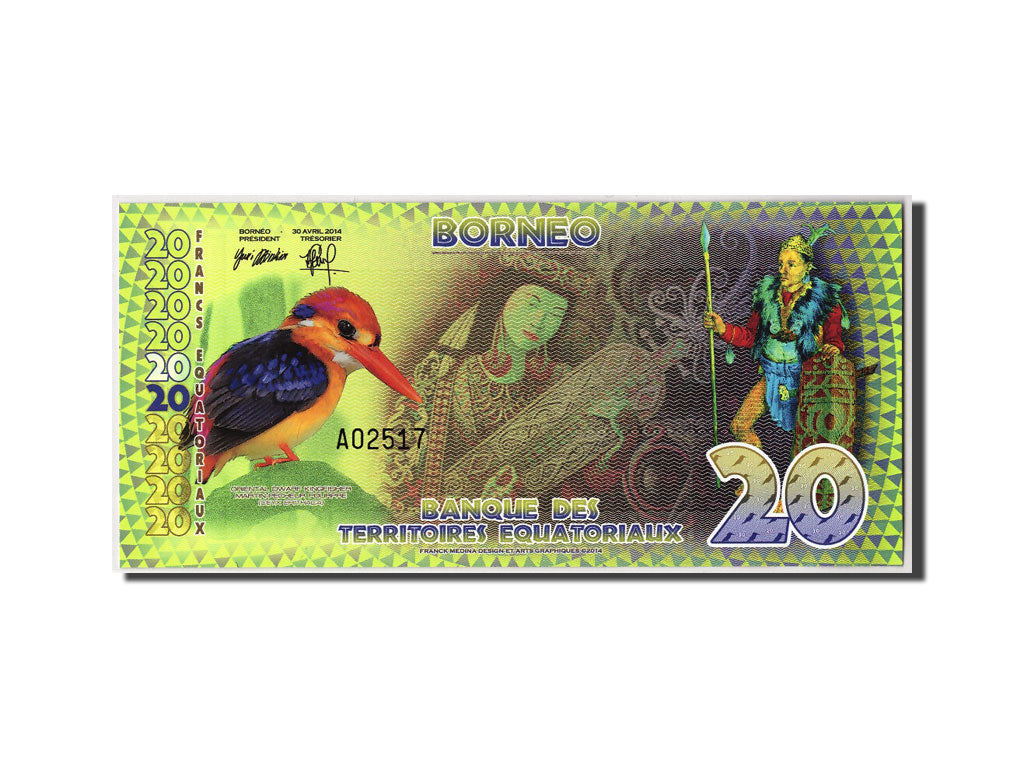 Borneo, 20 Francs, 2014, 2014-04-30, FDS