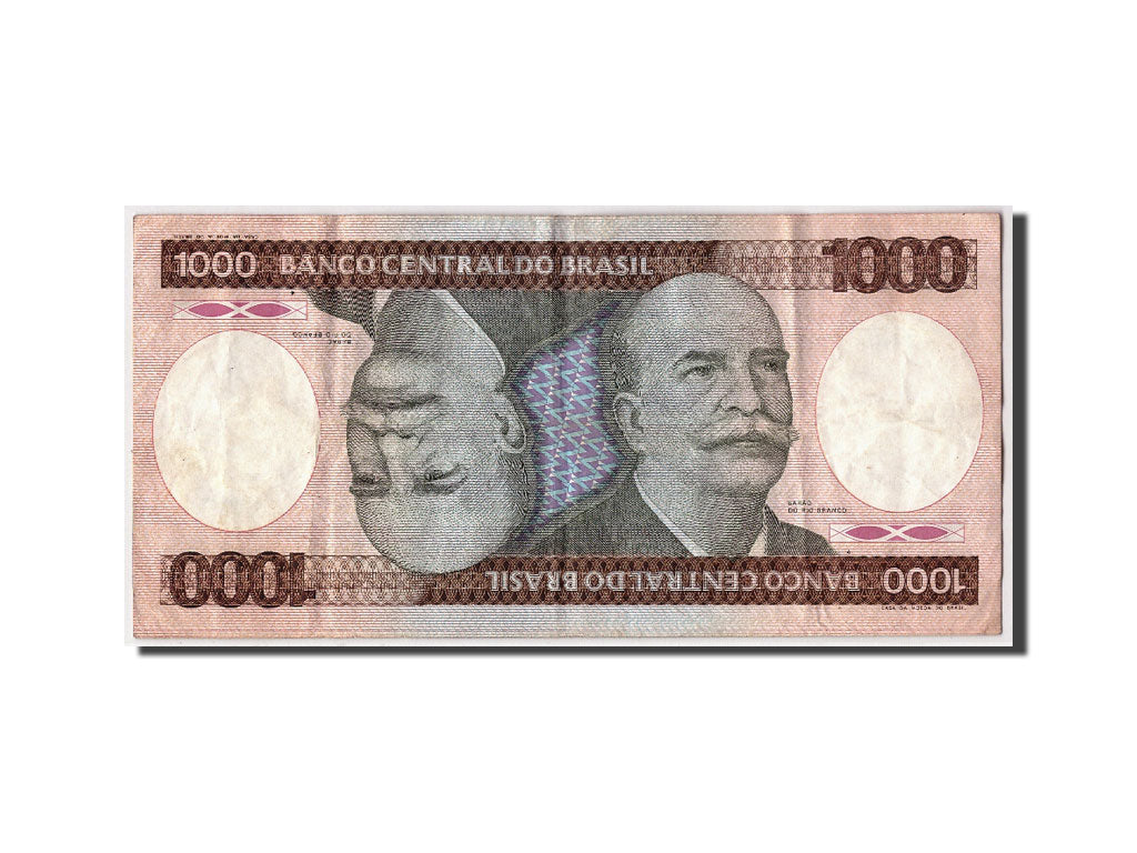 Brazil, 1000 Cruzeiros, Undated (1980), KM:197c, F(12-15)