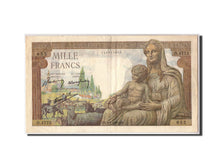 France, 1000 Francs Déesse Demeter, 1943-04-08, KM:102, Fayette:40.21, AU(50-53)