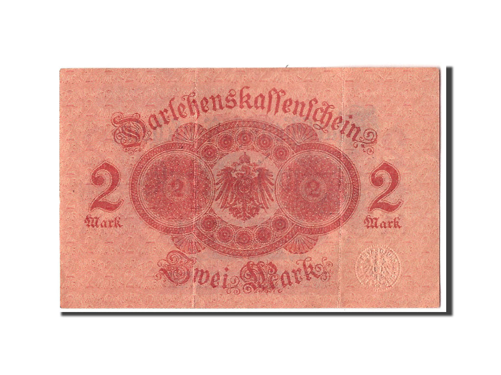 Banconote, Germania, 2 Mark, 1914, KM:54, 1914-08-12, BB