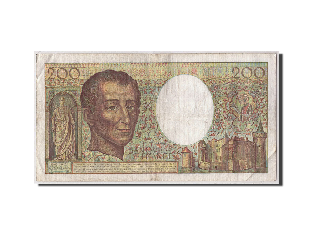 Billet, France, 200 Francs, 1987, TB, Fayette:70.7, KM:155b