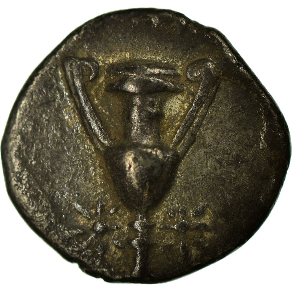 Coin, Calabria, Taranto, Obol, Tarentum, EF(40-45), Silver