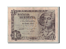 Spain, 1 Peseta, 1948, KM:135a, 1948-06-19, VF(30-35)