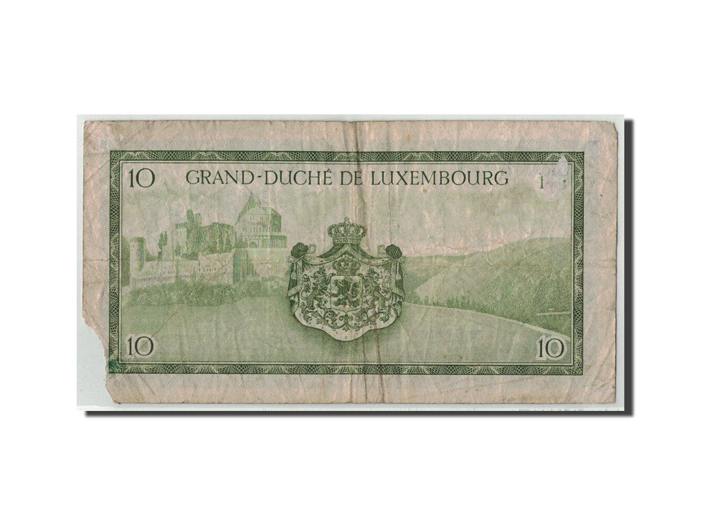 Banconote, Lussemburgo, 10 Francs, Undated (1954), KM:48a, B
