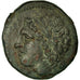 Coin, SICILIA, Syracuse, Zeus, Litra, Syracuse, AU(50-53), Bronze