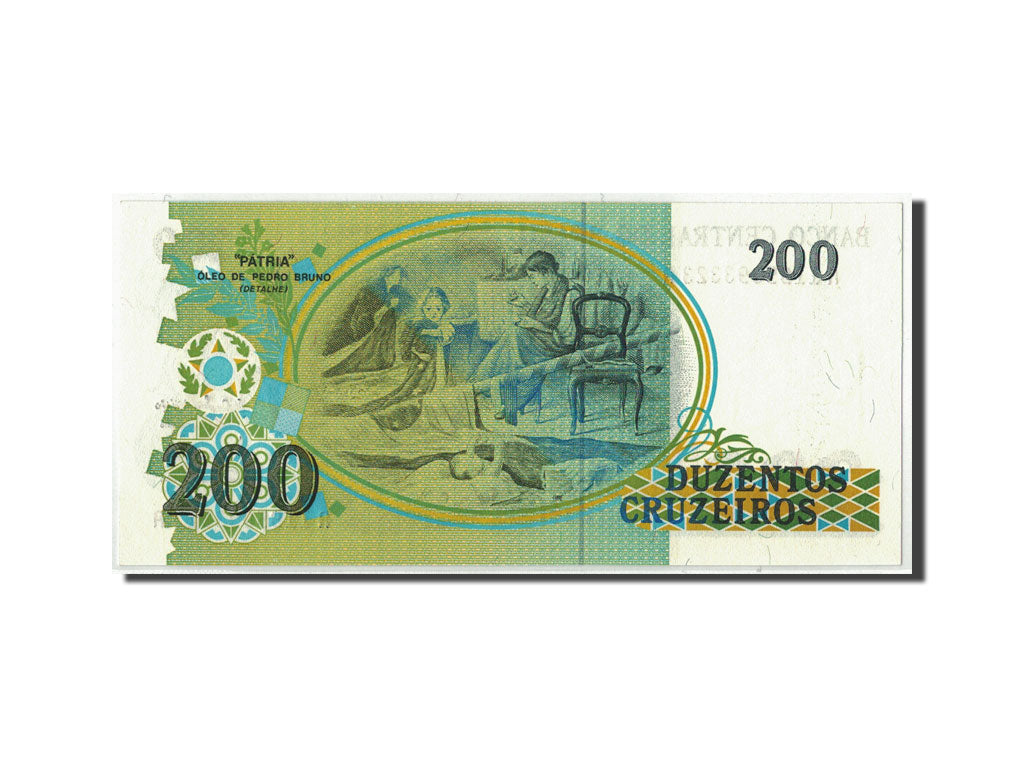 Banknote, Brazil, 200 Cruzados Novos, Undated (1989), KM:221a, UNC(65-70)