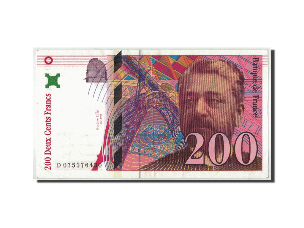 France, 200 Francs Eiffel, 1999, KM:159c, Fayette:75.5, SUP
