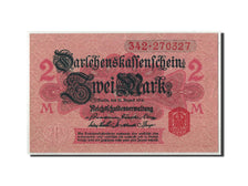 Geldschein, Deutschland, 2 Mark, 1914, 1914-08-12, KM:54, VZ