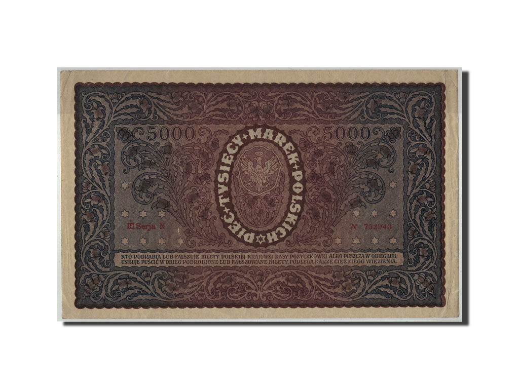 Banconote, Polonia, 5000 Marek, 1920, KM:31, 1920-02-07, BB